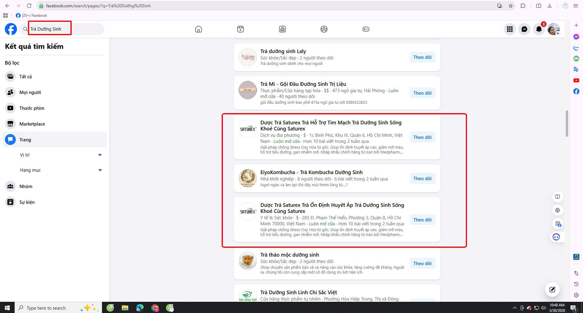 Chúc mừng thương hiệu Dược Trà SaturexMặc dù sinh sau đẻ muộn trong lĩnh vực trà thảo dược, k có ngân sách khủng làm truyền thông như các ông lớn như Lipton/Long Châu FPT... nhưng lựa chọn hướng đi Facebook đã nhanh chóng chiếm lĩnh hình ảnh kênh mxhĐặc biệt hiệu quả trong công tác khai thác trình dược viên/ đại lý/ hiệu thuốc....